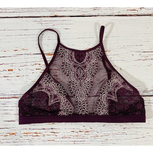 Victorias Secret VS Size Small Lace Bralette Set No Padding Unlined Sexy Bra - Picture 3 of 12